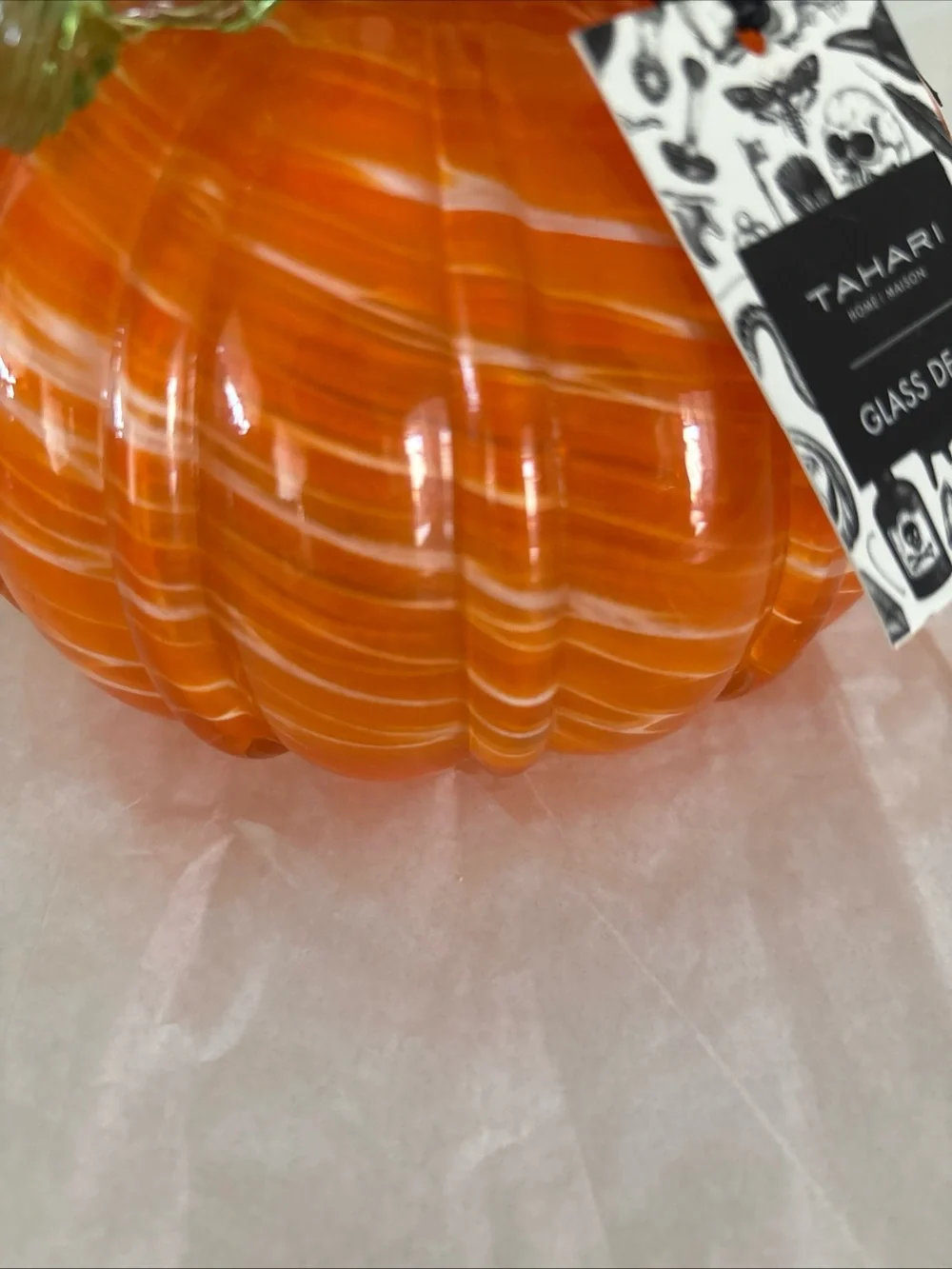 Tahari handblown glass